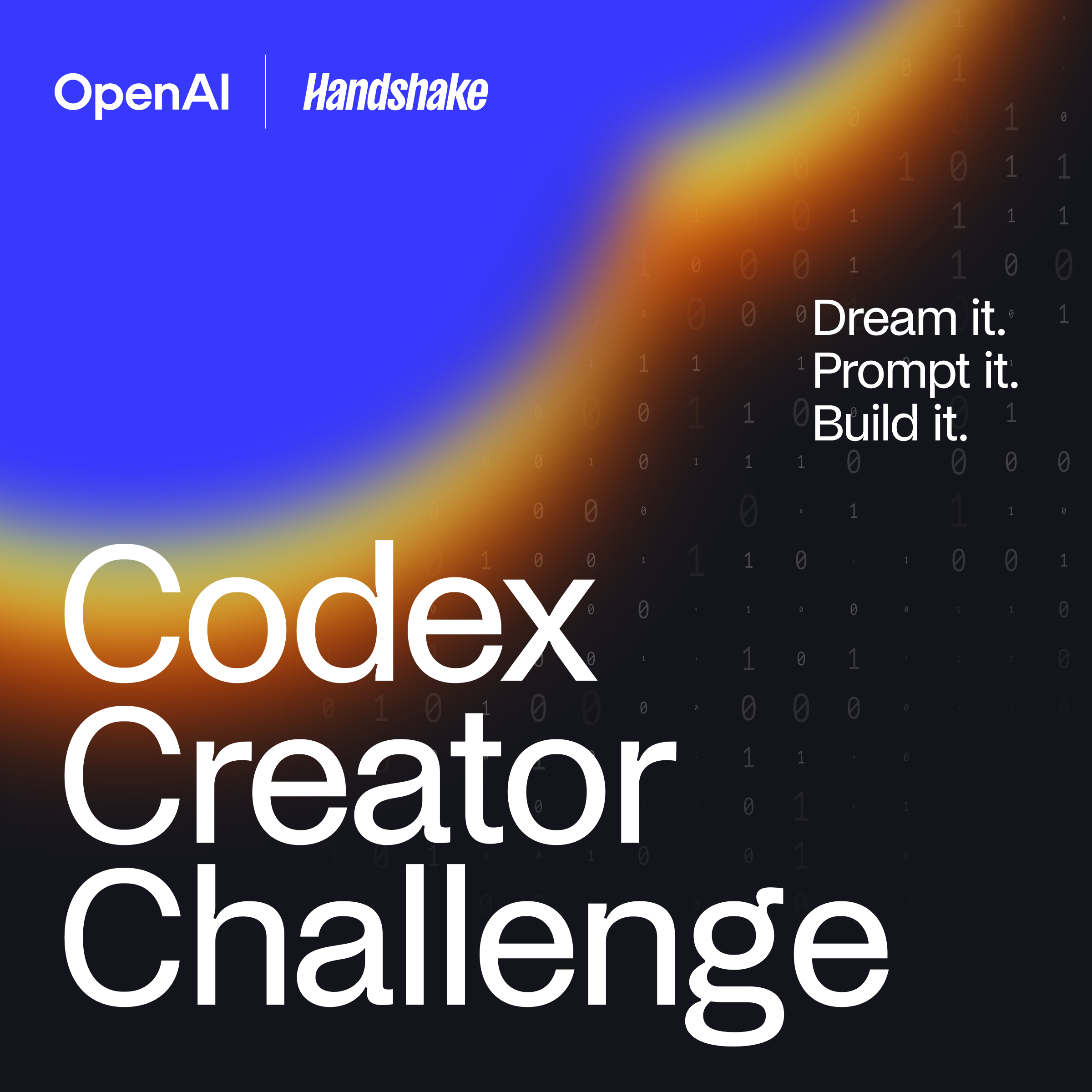 Codex Creator Challenge poster